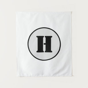Tapiz Moda DE ESTILO MÍNIMO MODERNO MONOGRAM ELEGANTE SI