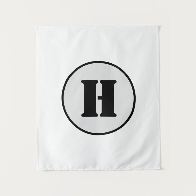 Tapiz Moda DE ESTILO MÍNIMO MODERNO MONOGRAM ELEGANTE SI (Anverso)
