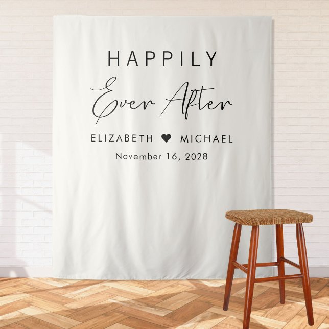 Tapiz Moda Feliz Nunca Después De Un Boda Crema (Subido por el creador)