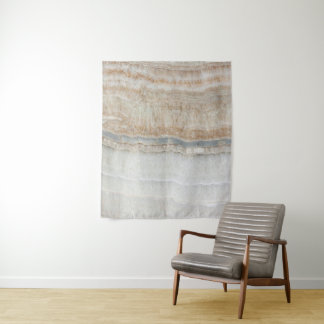 Tapiz moda moderna minimalista de mármol beige marrón bl