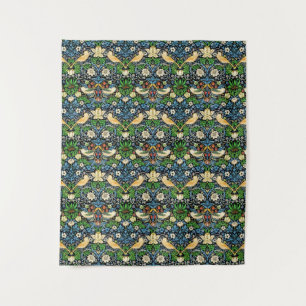 Tapiz Modelo de la tapicería del pájaro y de la flor de