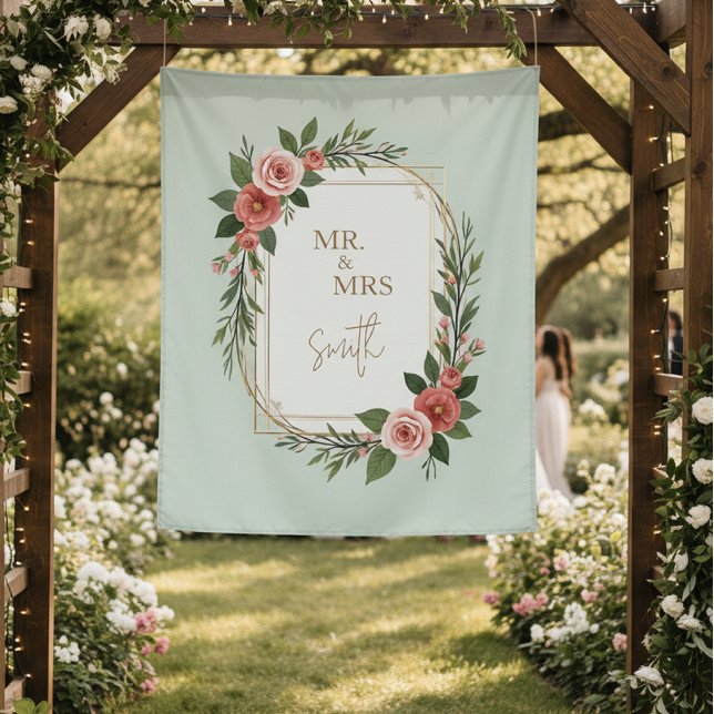 Tapiz Modern Wedding Welcome Sign, Boho Wedding (Subido por el creador)