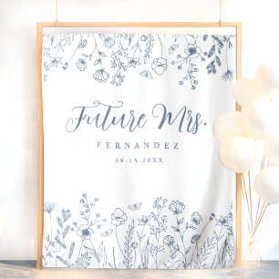 Tapiz Moderna Floral Bridal Shower