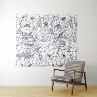 Moderna Línea de Arte Diseño Giratorio Floral