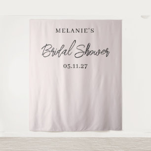 Tapiz Moderna Moda Mínima Bridal Shower Fondo