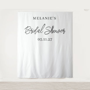Tapiz Moderna Moda Mínima Bridal Shower Fondo
