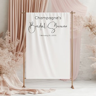 Tapiz Moderna secuencia de comandos Bridal Shower
