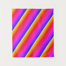 Tapiz MODERNAS LÍNEAS DE Mandala - ROSA NARANJA DE PURPL