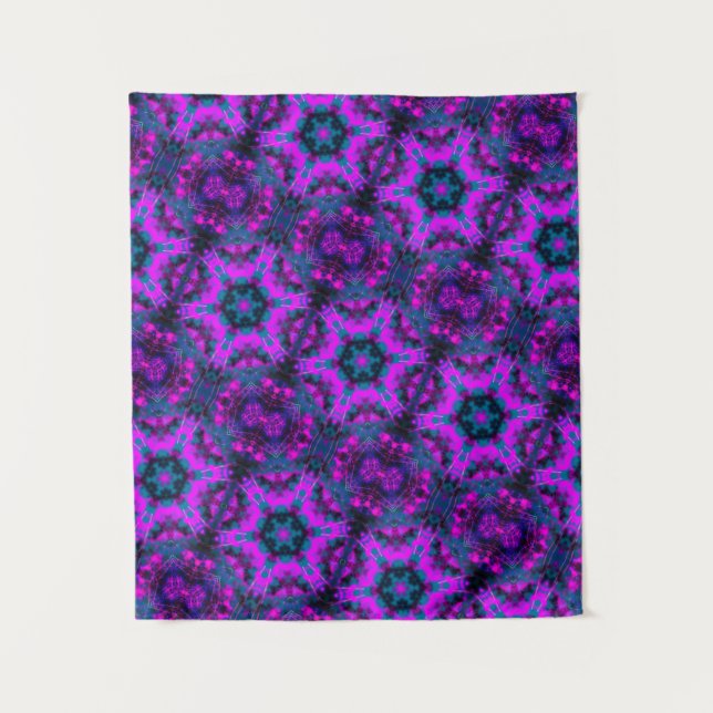 Tapiz MODERNO COLOR DE Mandala PINK PROFUNDA TAPESTRÍA R (Anverso)