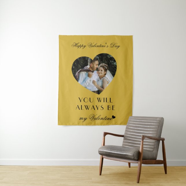 Tapiz moderno de pared para San Valentín para pare (In situ)