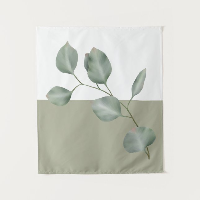 Tapiz Moderno Eucalyptus Colorblock (Anverso)