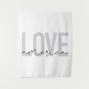 Tapiz Moderno, simple, moda, diseño fresco de Love Ameri