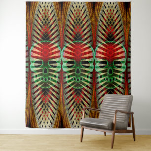 Tapiz Mojo Skull Tapestry