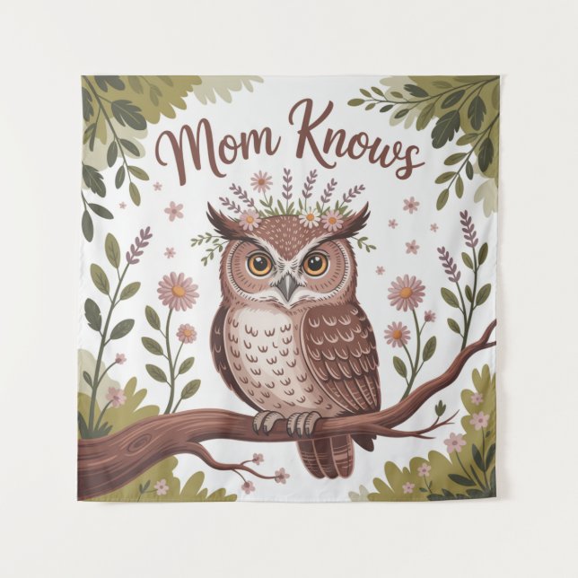 Tapiz Mom Knows (Anverso)