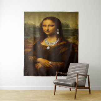 Tapiz Mona Lisa en fabulosos diamantes