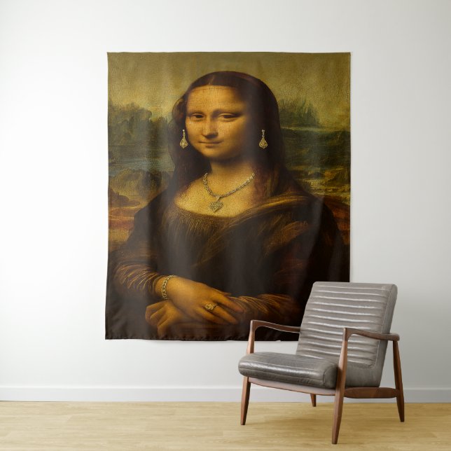 Tapiz Mona Lisa en Oro (In situ)