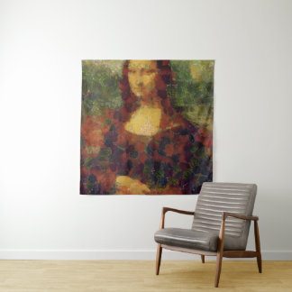 Tapiz Mona Lisa Lettuce Bella Artes Vegan Spoof