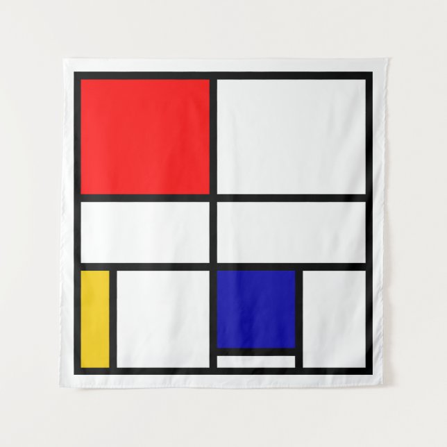 Tapiz Mondrian 3 (Anverso)