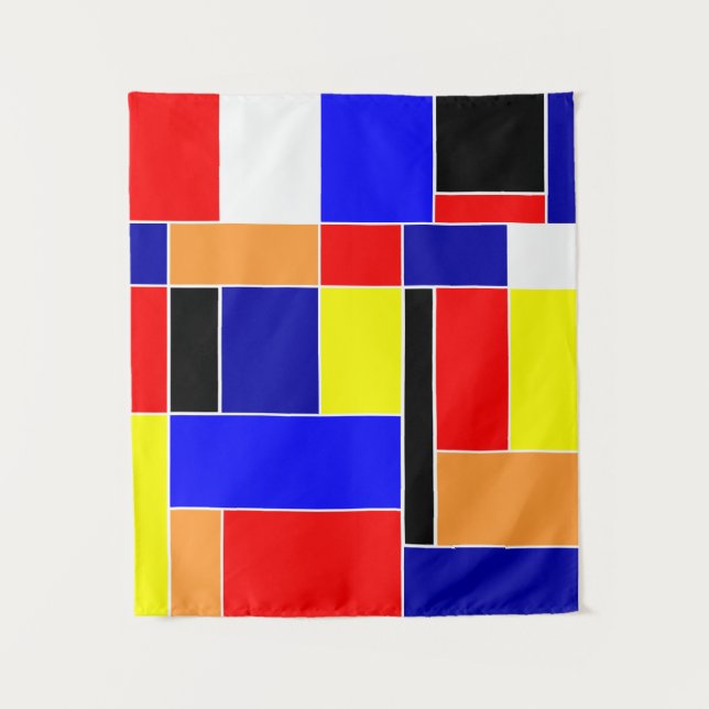 Tapiz Mondrian #48 Pequeño (Anverso)