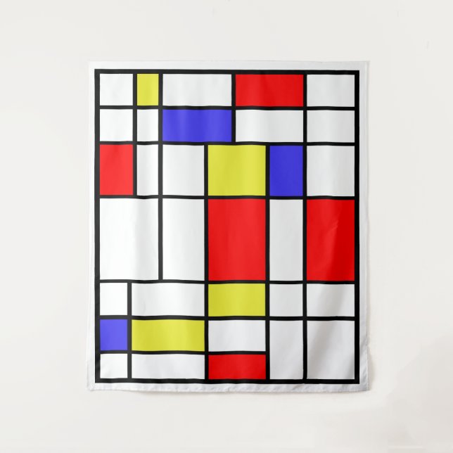Tapiz Mondrian #58 Grande (Anverso)
