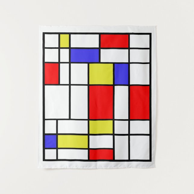 Tapiz Mondrian #58 Medio (Anverso)