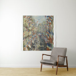 Tapiz Monet 1878 La calle Montorgueil en París