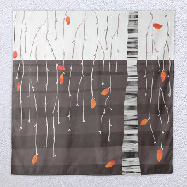 Tapiz Monocromo del árbol de invierno