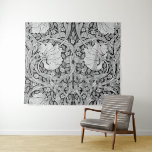 Tapiz Monotone gris impermeable, William Morris