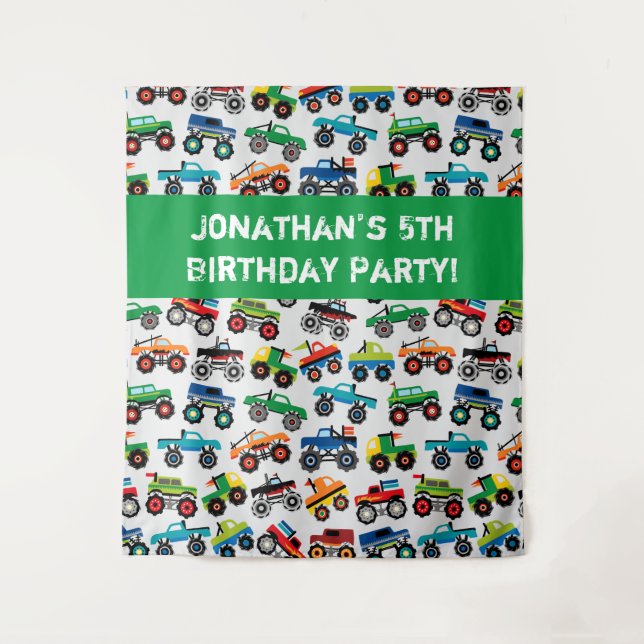 Tapiz Monster Truck Childrens (Anverso)