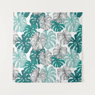 Tapiz Monstera Duo Tone: Trópicos mínimos