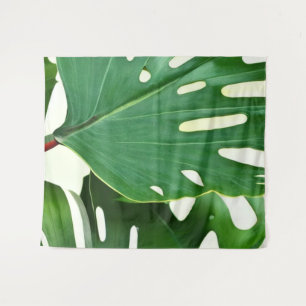 Tapiz Monstera Leaves