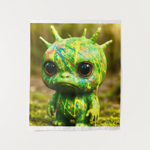 Tapiz Monstruo verde de Goo - Impresión de lienzos trill