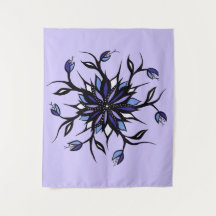 Monstruos Y Dientes De Mandala Con Flores Góticas