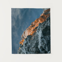 Tapiz Montaña brillante al atardecer