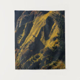 Tapiz Montaña cubierta de hierba en otoño