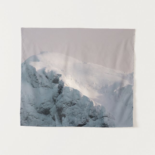 Tapiz Montaña cubierta de nieve (Anverso (horizontal))