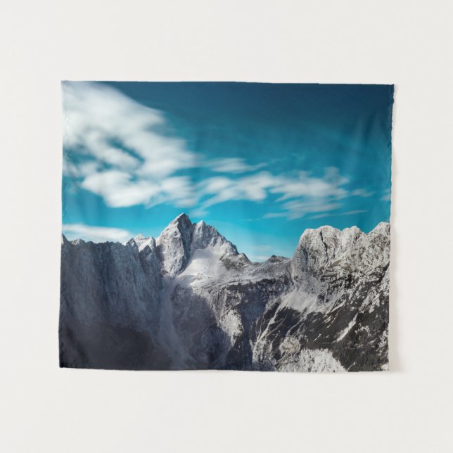 Tapiz Montaña Jalovec en Eslovenia (Anverso (horizontal))