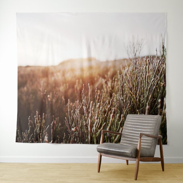 Tapiz Montaña Pine Grass Sunlight Sky Landscape (In situ (horizontal))