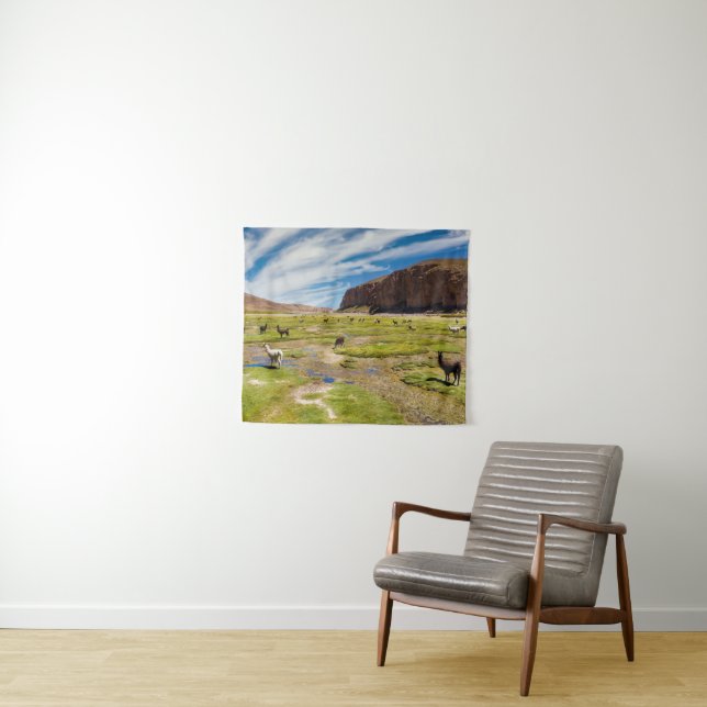 Tapiz Montañas | Andes bolivianos (In situ (horizontal))