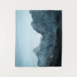 Tapiz Montañas impresionantes y bosque de abetos