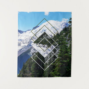Tapiz Monte Rainier medio