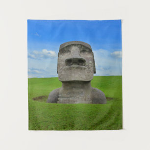Tapiz Monumento al turismo en la isla de Pascua