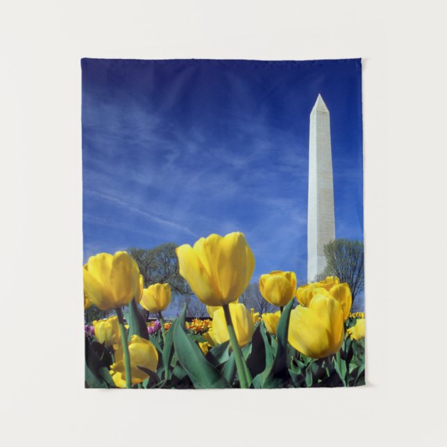 Tapiz Monumentos | Monumento a Washington en primavera (Anverso)