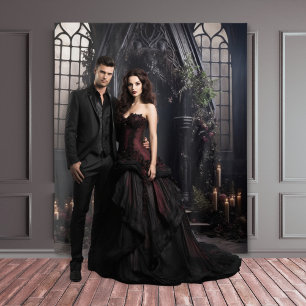 Tapiz Moody Gothic Dark Alter Flores y vegetación XLarge