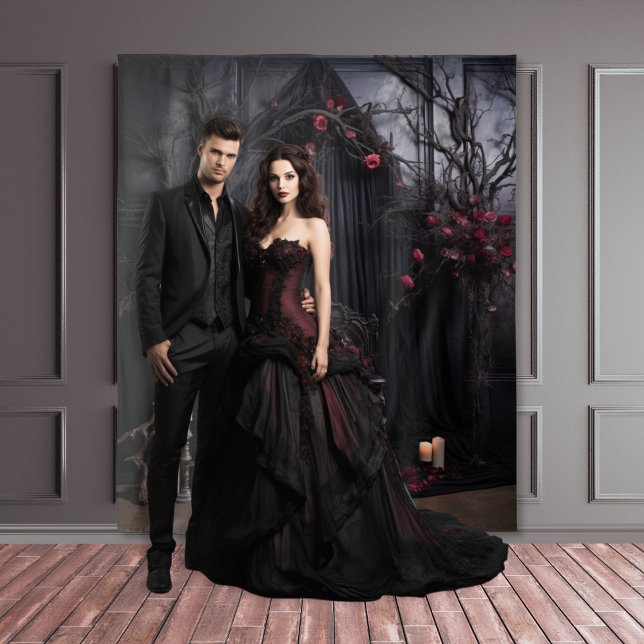 Tapiz Moody Gothic Dark Veiled Arch & Chair XLarge (Subido por el creador)