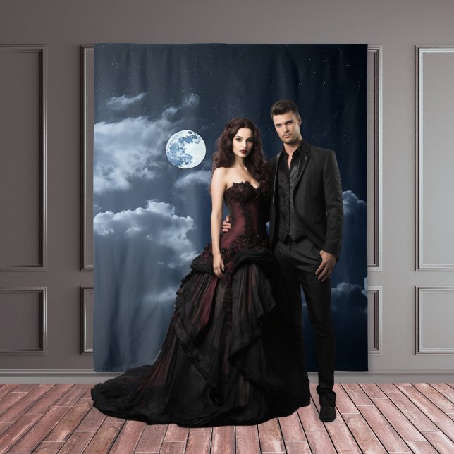 Tapiz Moody Gothic Full Moon & Clouds XLarge (Subido por el creador)