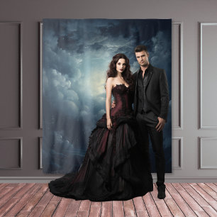 Tapiz Moody Gothic Full Moon Night Sky XLarge