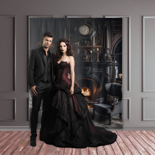 Tapiz Moody Mansión Gótica Azul cátedras de estudio XLar