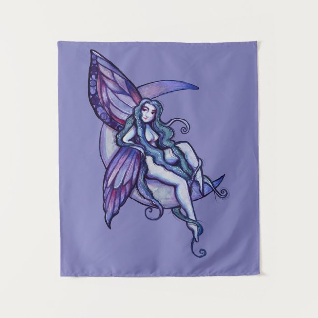 Tapiz MoonChild Fairy Moon Child Faerie Art Fae (Anverso)