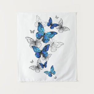 Tapiz Morfo de las mariposas voladoras azules